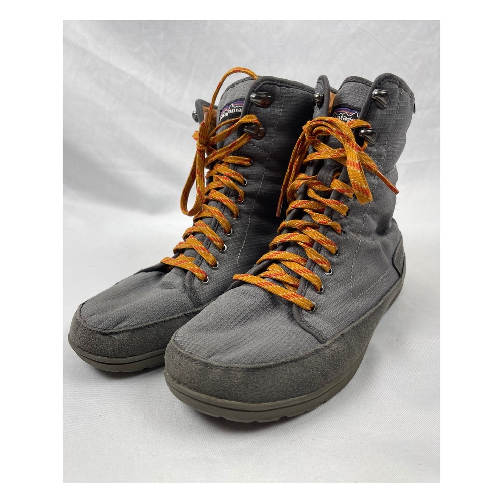 Patagonia Activist Puff Women 6.5 Gray Waterproof Ripstop Hiking Boots Grey